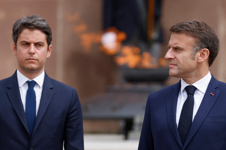 AlertesInfos's tweet photo. 🇫🇷 FLASH | "Les Français attendent que vous lâchiez prise", a lâché Gabriel Attal à Emmanuel Macron. (Le Parisien) https://t.co/hkssc2fK2f