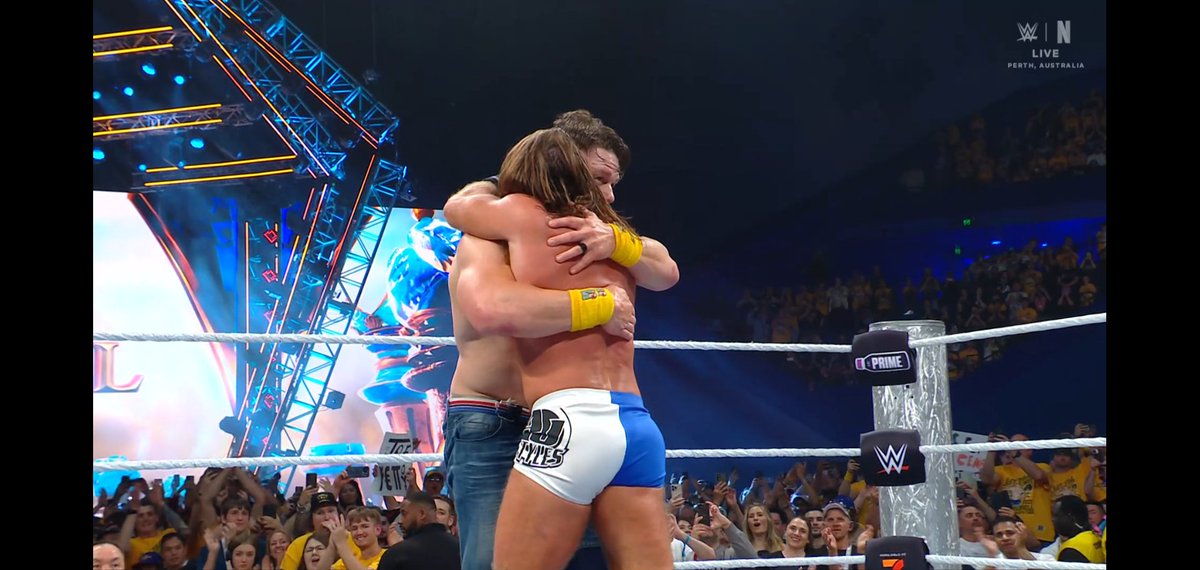 WrestleFeatures's tweet image. John Cena vs. AJ Styles went 27-minutes.

Their longest match EVER. 

#WWECrownJewel