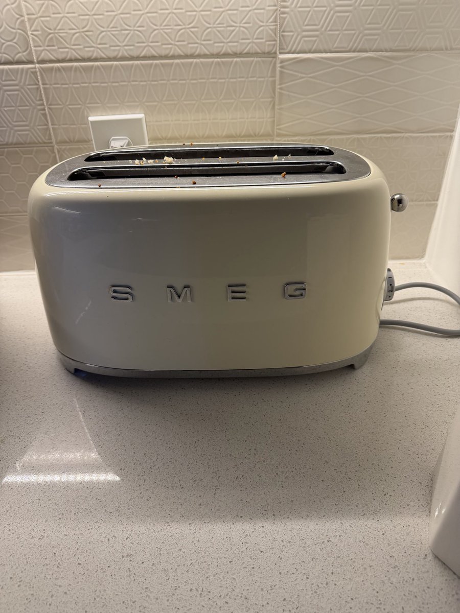 Really glad we got the awesome toaster! 

Used 3 times… broken