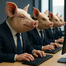 carosif's tweet image. Nuevamente la granja de trolls del cerdo fascista en acción (aunque dudo que estén tan elegantes los marranitos). 
A propósito. De dónde sale la plata para pagarles, porque no creo que sea de su bolsillo. Ojo con los financistas del cerdo fascista. 
#LopezAliaga 
#PorkyTren 
#DBA