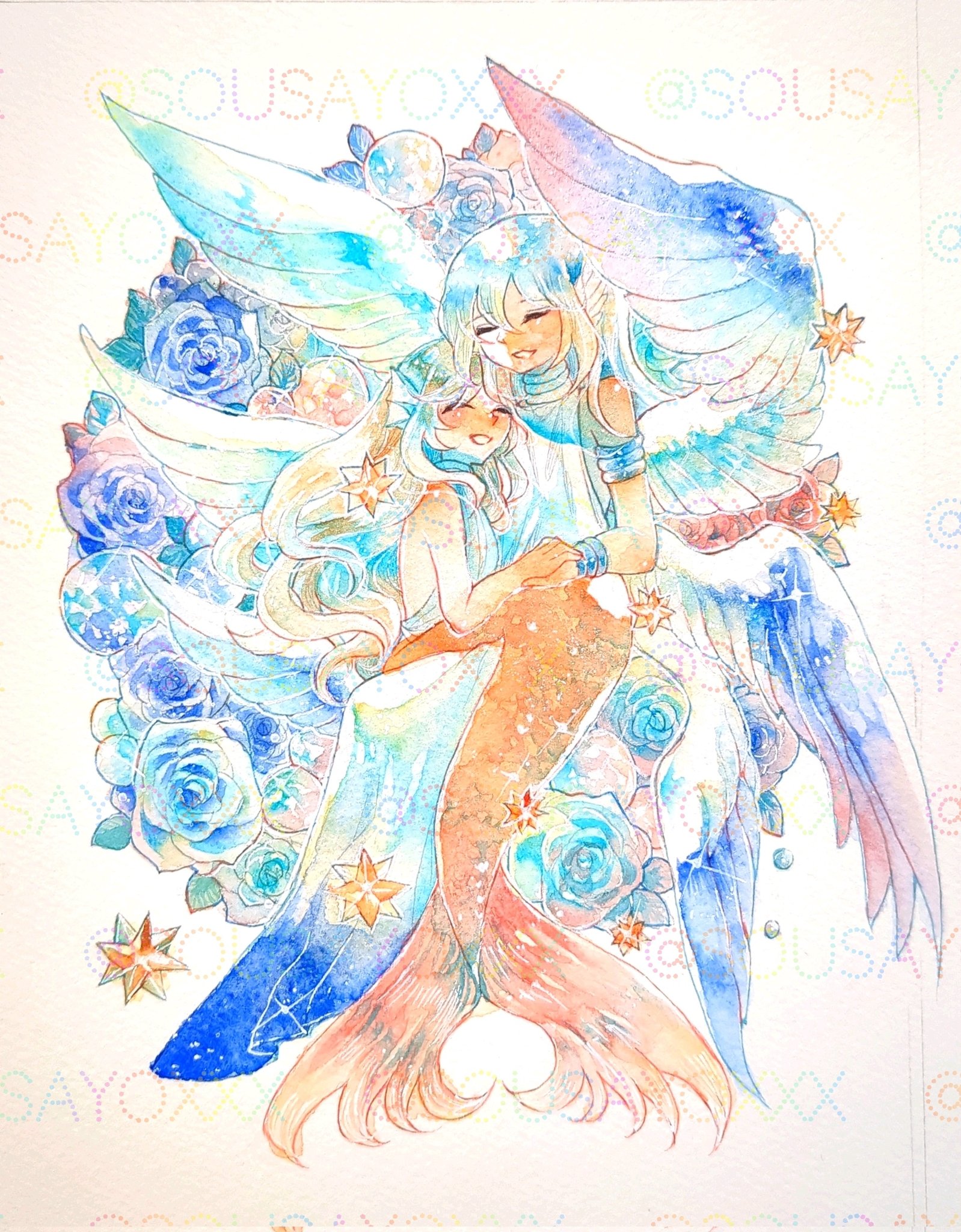 せせらぎの約束　絵画原画 neco_hukusei_10_grande.jpg?v=