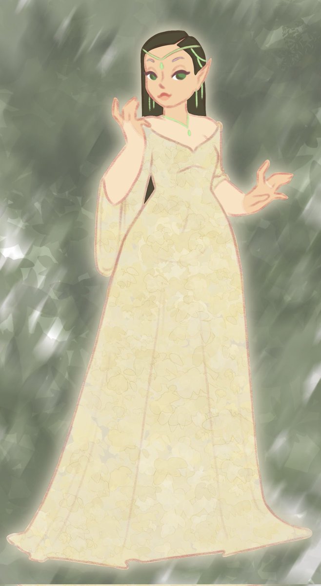 chubby_chick's tweet photo. So I'm not doing so great so I decided to try and revitalise my love of drawing by taking part in this challenge from @personalami #Inktober #digitalart #elfprincess https://t.co/LAzSM9xJ2t