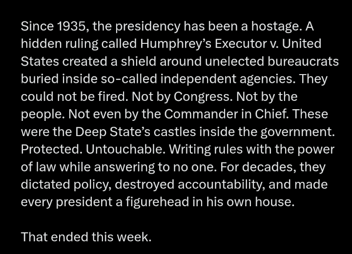 marsha_hodgson's tweet photo. Since 1935. 19 35!! The Infiltration From Within now has A Name.

And for me it's a Synchronicity! Just within the past hour I've found myself once again pondering the early pieces of this puzzle, that seems to have reached its Apex in the placing of two rogue operators into the Presidency, Barry -then Biden- who each began instituting otherwise unconstitutional policies easily 'accepted' & 'passed' ...

....Specifically Because rogues had already been strategically placed everywhere needed both within government & outside, who had all the tools necessary at their disposal to ensure Every Next Layer of Infiltration they would engage in the Capturing of America could easily pass through.

The 'first' outward sign being the 'capturing' of Media in the first decade of the 1900s, to ensure whatever policies they wanted would be presented -and acceptable- in an 'iron-clad' manner. The Federal Reserve Act comes to mind.

Moving even further ahead through time, This is How (((they))) were able to finally dismantle the House UnAmerican Activities Committee, begun in 1938...

[👉 note, just three years AFTER the 1935 begunning of OP's new SCOTUS ruling ]

...that tried to stop thise infiltrations our Government's Better Angels in Congress were ALREADY recognizing & trying to address, and How (((they))) were able to defeat every attempt to address & end the Communist infiltrations also apparent in Hollywood et al. 

And how (((they))) defeated all efforts of the Warren & Church Commissions, among others ...including the utter defamation (((they))) inflicted upon Joseph McCarthy who tried to warn us.

At each turn, despite all the truths Americans could see with their own eyes & try to counter —With all of those assets firmly in place Socialist Affinities have ALWAYS managed to prevail. 

👉 Look at DACA, for instance, where the strategies of the so-called  'Hegelian dialectic' of Problem, Reaction, Solution can be more easily understood. 

Barry begins 'deporting' illegals, so 'bleeding-heart liberals cry foul. Over time, in the press & on tv screens across America the plight of poor innocents born here becomes a National Issue which culminates in Laws to protect birthright citizenship, despite all the Unconstitutional maneuvers & interpretations it took to get there... 

...SPECIFICALLY to forevermore support the Open Border Policy they would later put into place to IMPORT & PROTECT the millions of immigrants they would flood into the country once those policies were firmly in place as recognized law. Including NOW having COUNTLESS NGOs like "Catholic Charities" and others onboard to ensure these illegals were Protected & Supported as they spread those tens of millions into even our smallest communities to become a significant portion OF them, even without "Sanctuary City" status.

👉 WE ARE LIVING THOSE INSIDIOUS POWER PLAYS RIGHT NOW. 

Anyway, coming across this post, and its Revelations, suddenly presented me with that hidden layer I was searching for ...knowing its history MUST HAVE BEGUN far earlier than Carter's start of the SES.

Thank you for posting this. It gives me even greater hope that things are in place to absolutely Restore Our Beloved Constitutional Republic moving forward 💕 
⚖️🦅🇺🇲🦅⚖️

.