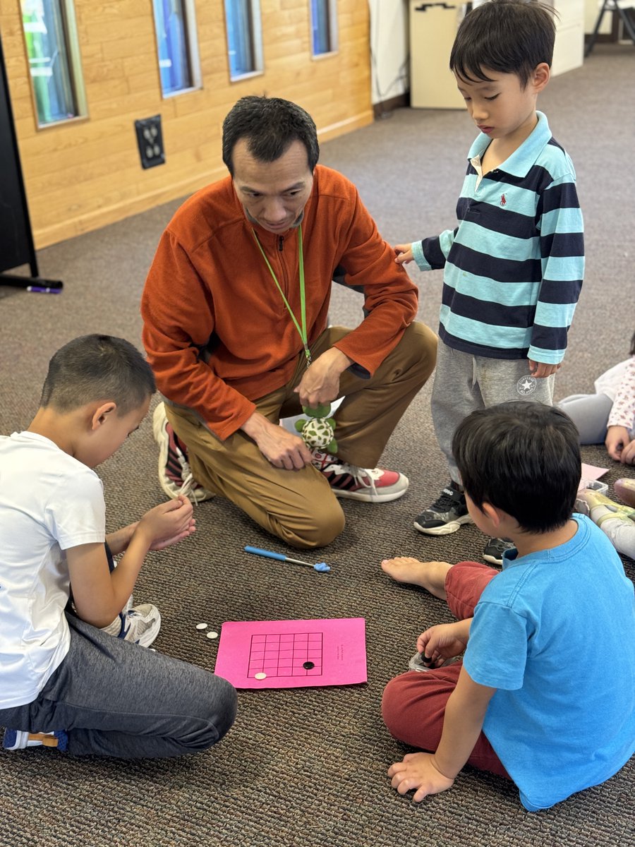 goandmath's tweet image. Students from Chicago Bilingual Rock Immersion School enjoy our Go game based learning program.