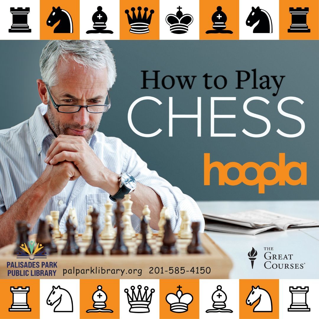 palparklibrary's tweet image. Aspire to learn or master the game of chess? Explore "How to Play Chess: Lessons from an International Master"
Chess is a sport, a science, and an art. The fun of the game is that anyone can play.
Borrow at: buff.ly/98MxZIg
#NationalChessDay #hoopladigital @hoopladigital