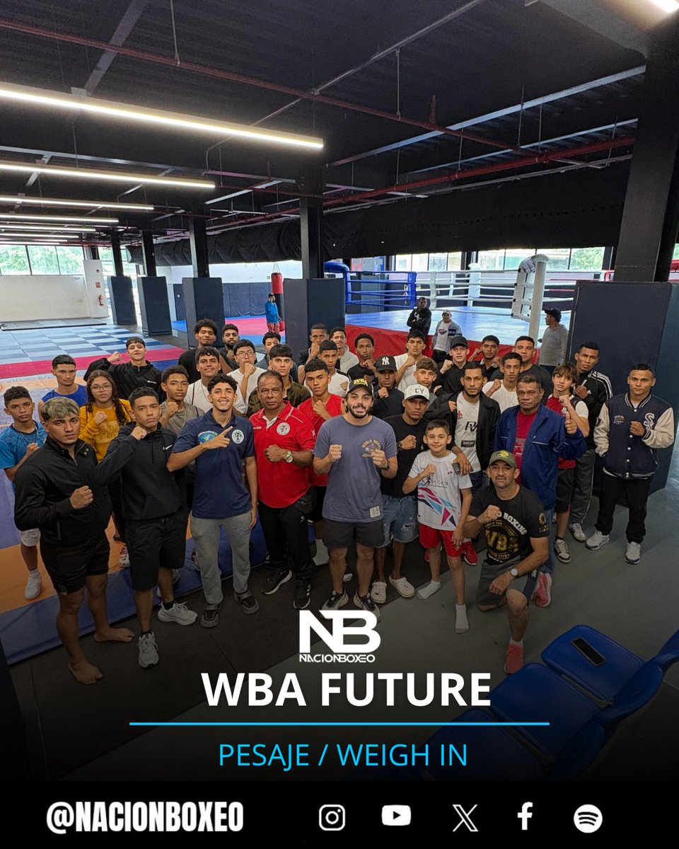nacionboxeo's tweet image. Pesaje del WBA Future of Panamanian Boxing que se realizará esta tarde desde las 3:00 pm en el gimnasio del Colegio Papa Francisco en la ciudad de Chitré, Herrera.
#nacionboxeo #boxing #boxeo #boxeoolimpico #olympicboxing