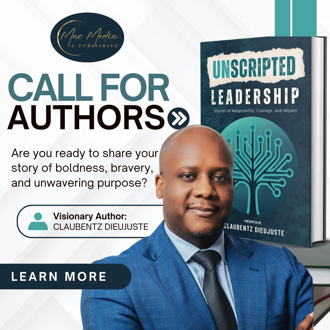 🎬 Leadership is Unscripted.
The moments that shaped you as a leader weren’t in a handbook—they were lived, learned, and led in real time.

➡️ Learn more or apply to become a contributing author:
GrowWithDrMac.com/UnscriptedLead…