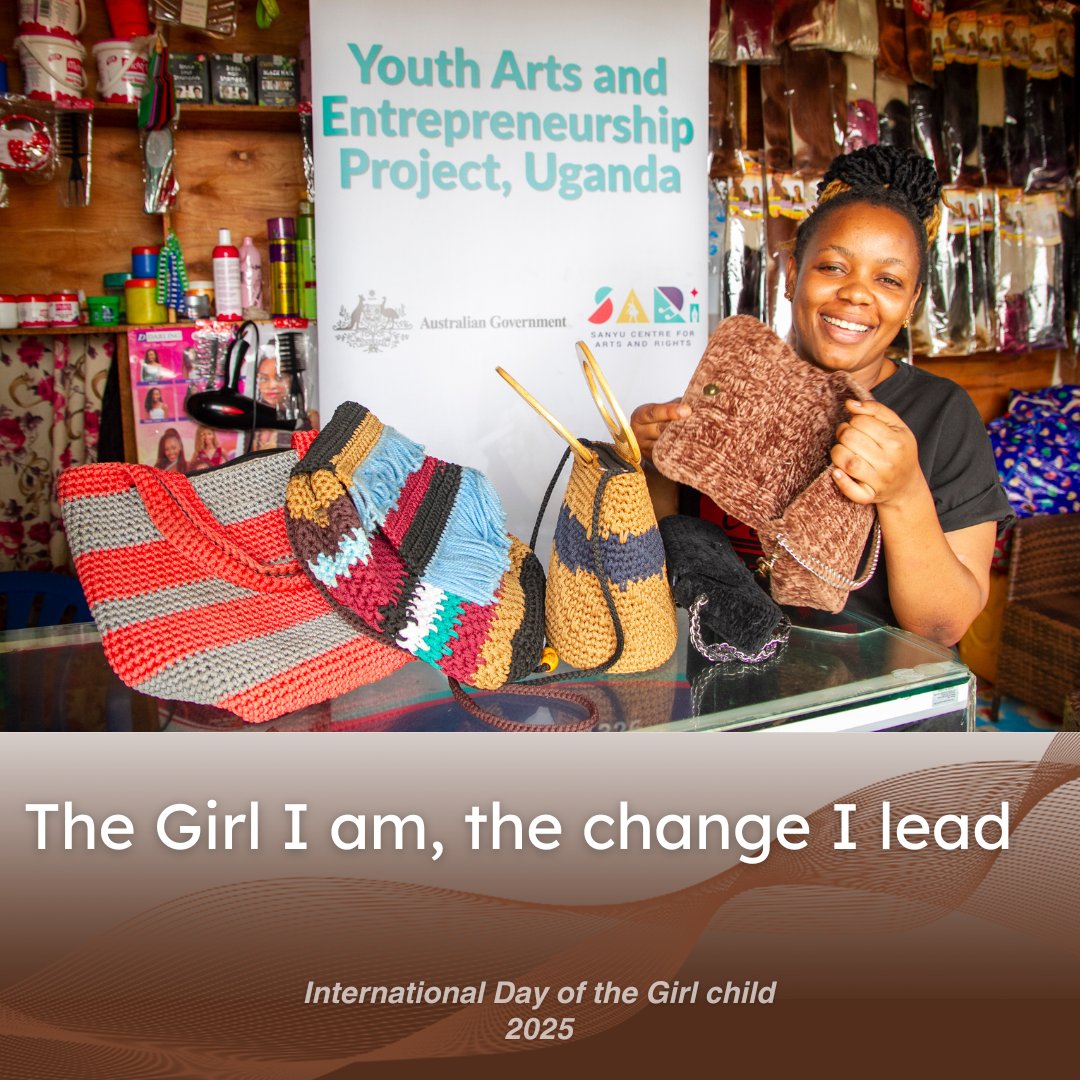 SanyuFor's tweet image. Happy International Day of the Girl child. #idg2025 #Artivism #DirectAidProgram @AusHCKenya @GNB_Uganda