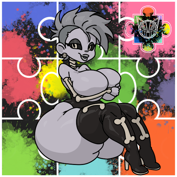 puzzlegoblin's tweet photo. From my "Puzzle Bits" art line

She's Bad to the BONE! https://t.co/vxZerqWkoB