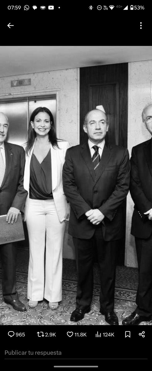 Felipe metió mano negra para que le dieran el Nobel de paz a Corina Machado,  así no 🙂‍↔️ Felipe.!