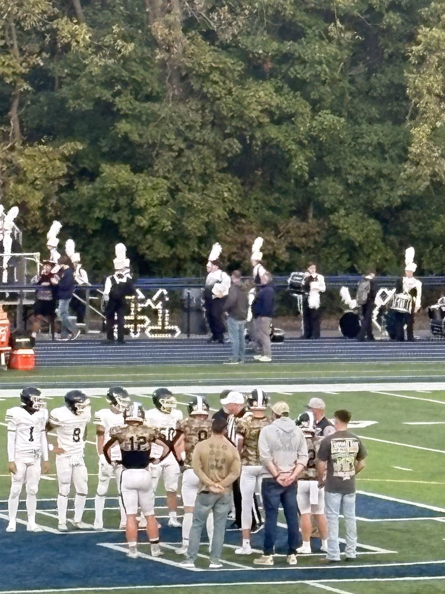 What an honor to be chosen as one of the four honorary captains for Edgewood’s Military Appreciation Night. A huge thank-you to Coach Reynolds and the entire Edgewood football program for the invite and for recognizing those who have served. 
#itsnotwhatWEdoitshowWEdoit #Cougars