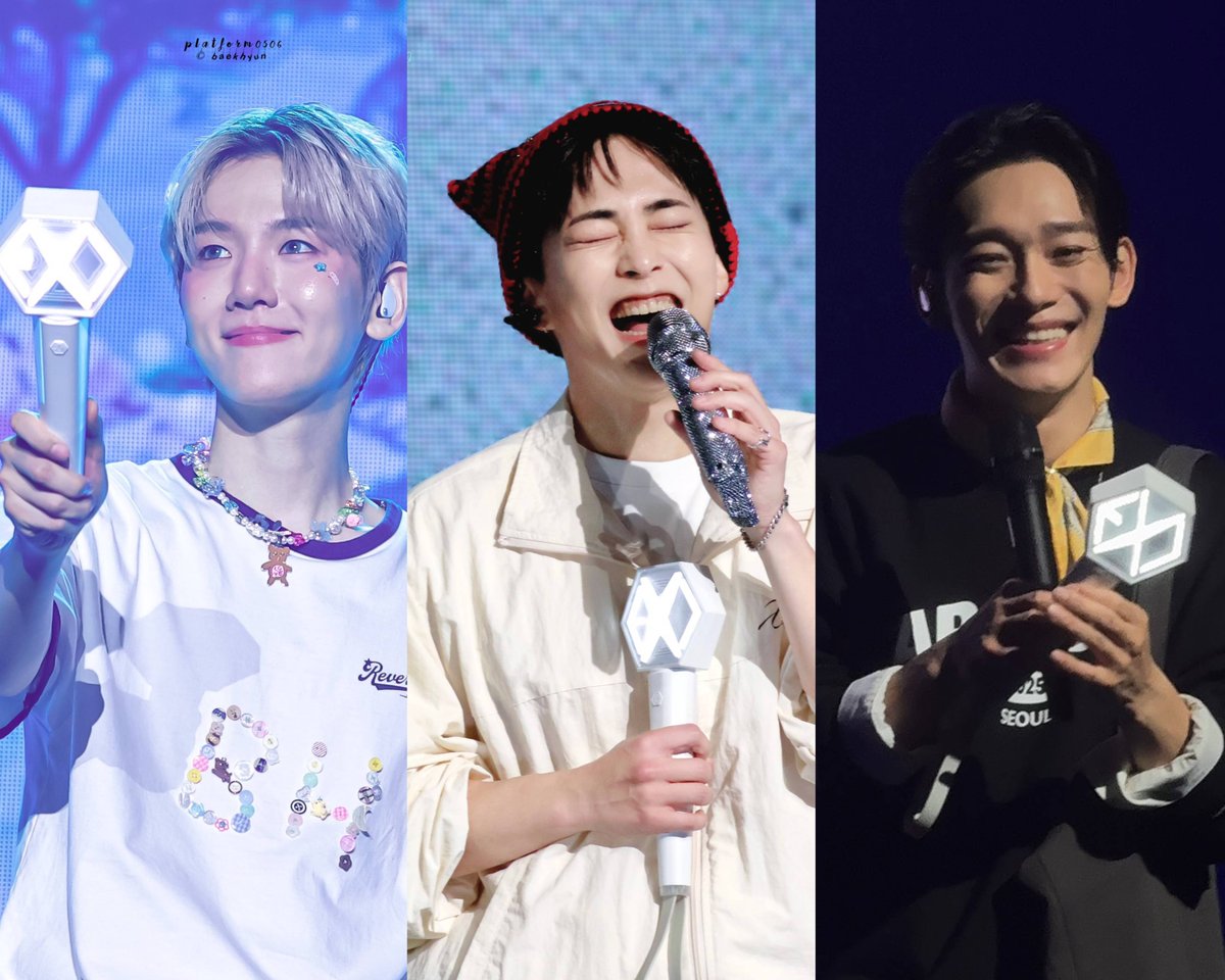 CBX WITH EXO LIGHTSTICK IS ALWAYS SO HAPPY 🥹✨