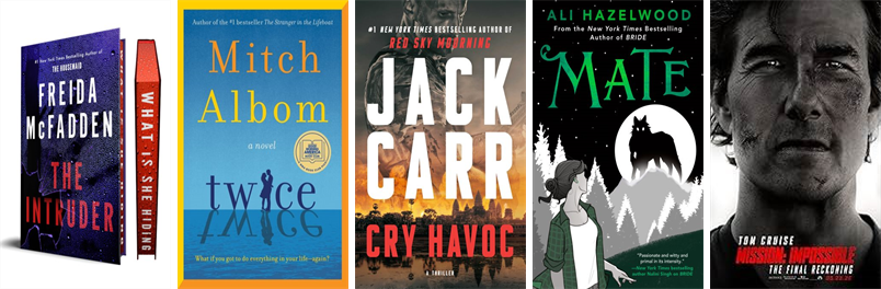 salinalibrary's tweet photo. This week the Salina Free Library has 89 new books, four new movies, and one new music CD.  New items include The Intruder, Twice, Cry Havoc, Mate, Breach, Mission, The Irish Goodbye, Truly, Sharp Force, I Know What You Did Last Summer, and The Last Rodeo. https://t.co/9ZtNhdCVye https://t.co/8AeQnXIfI4