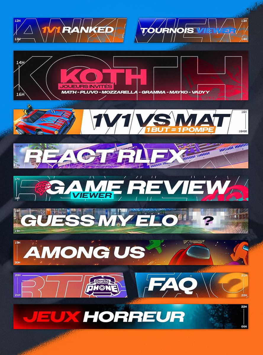STREAM 12H DEMAIN 12H-00H AVEC EN EVENT PRINCIPAL UN KING OF THE HILL START 14H !! 
tout se passera en stream sur ma chaine ⬇️
twitch.tv/cledouz
