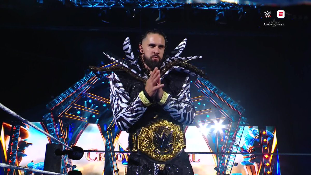 espn's tweet image. Me looking at the CFB slate today 🔥
Stream #WWECrownJewel LIVE on the ESPN App ➡️ es.pn/watchwwe