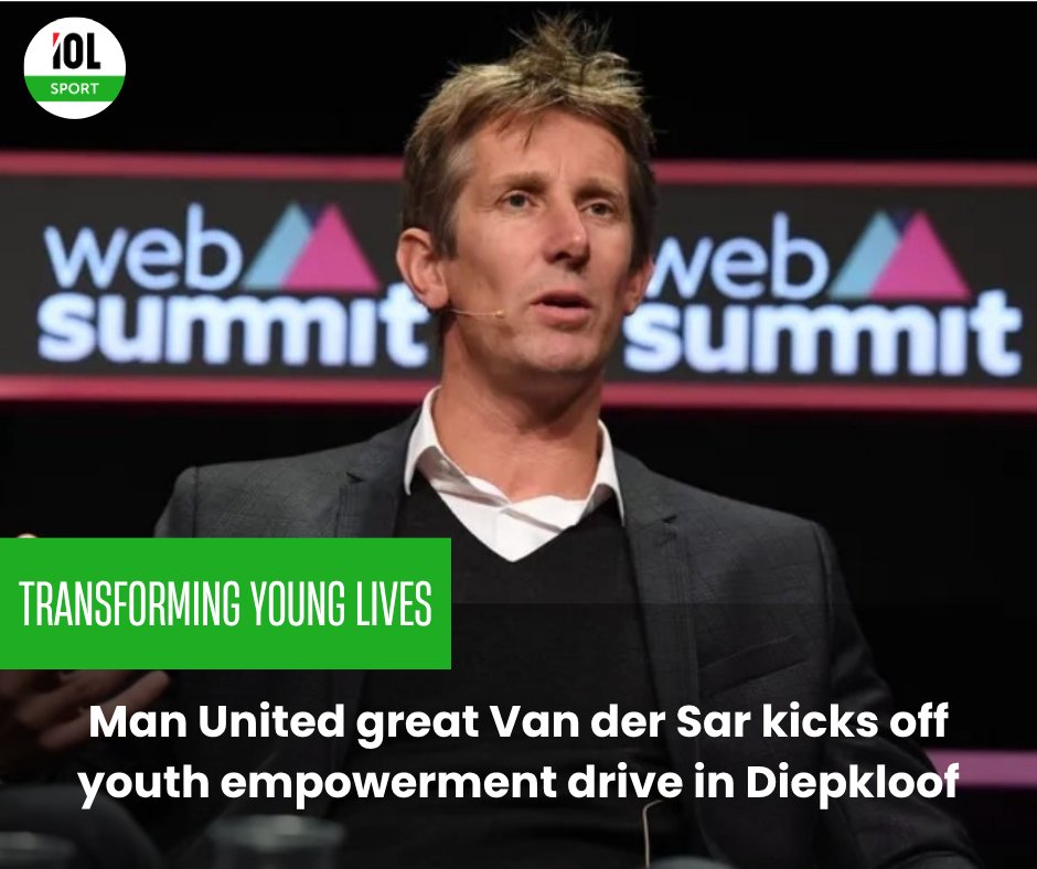 IOL's tweet image. Former Manchester United goalkeeper Edwin van der Sar kicked off Rhiza Babuyile’s state-of-the-art Cruyff Court in Diepkloof — an initiative aimed at transforming young lives through sport. @IOLsport
#sport #soccer #EdwinvanderSar #Diepkloof #youth #empowerment #drive 
Read on…