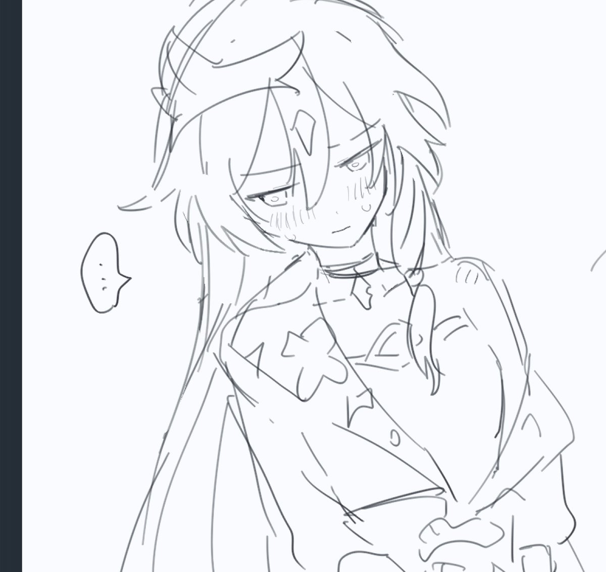 こういう顔を描くのが好き