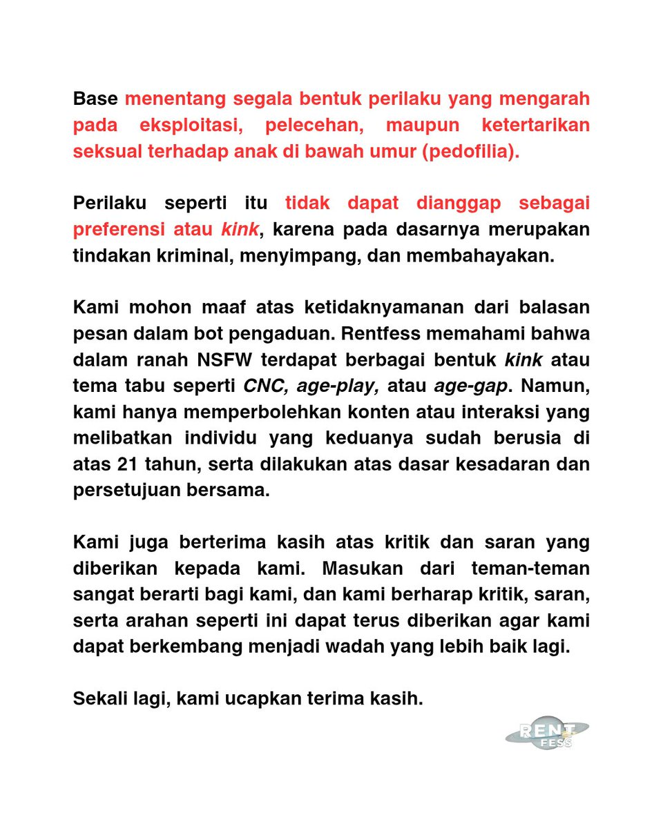 bfgrent's tweet image. Selamat malam! Kami memohon maaf atas pernyataan kami sebelumnya, kami sadar betul bahwa kami masih banyak kekurangannya dalam merespon/menanggapi pengaduan yang ada. 

Maka dari itu, kami mohon untuk selalu berikan kritik dan saran kepada kami. 

Terima kasih!
