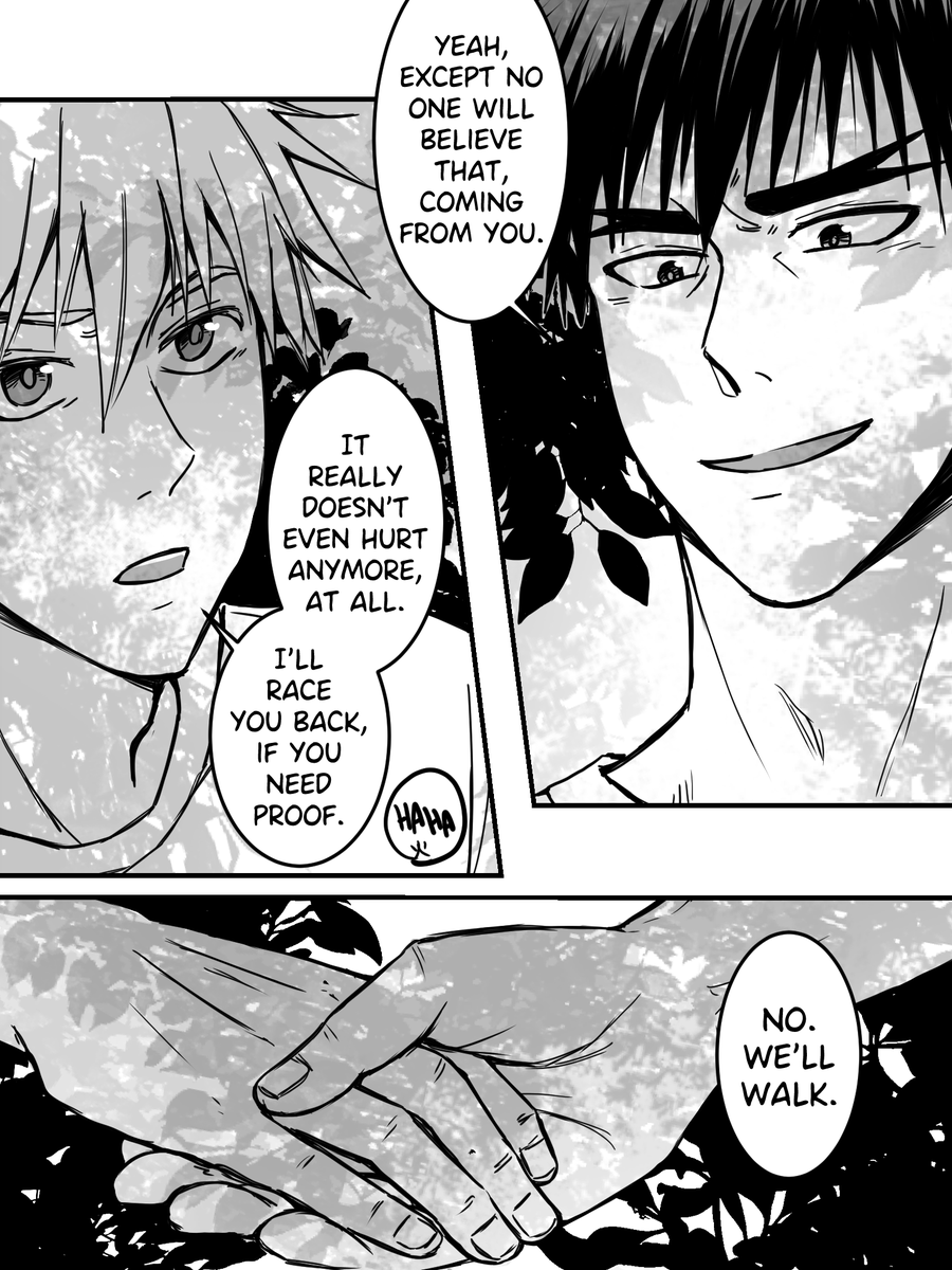 I realized I never posted this here. It's a scene from a friend's kgkr fanfic that I drew for her birthday in July. Please take this as an offering for kagakuro day since I didn't have the time to draw something new. uwu
#火黒の日2025 #火黒の日 #kagakuro