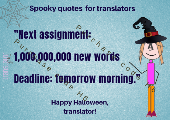 TranslatorFun's tweet image. translatorfun.com/2018/10/31/hal… #Halloween #translators #interpreters #translatorfun #translation #interpreting #freelancetranslators