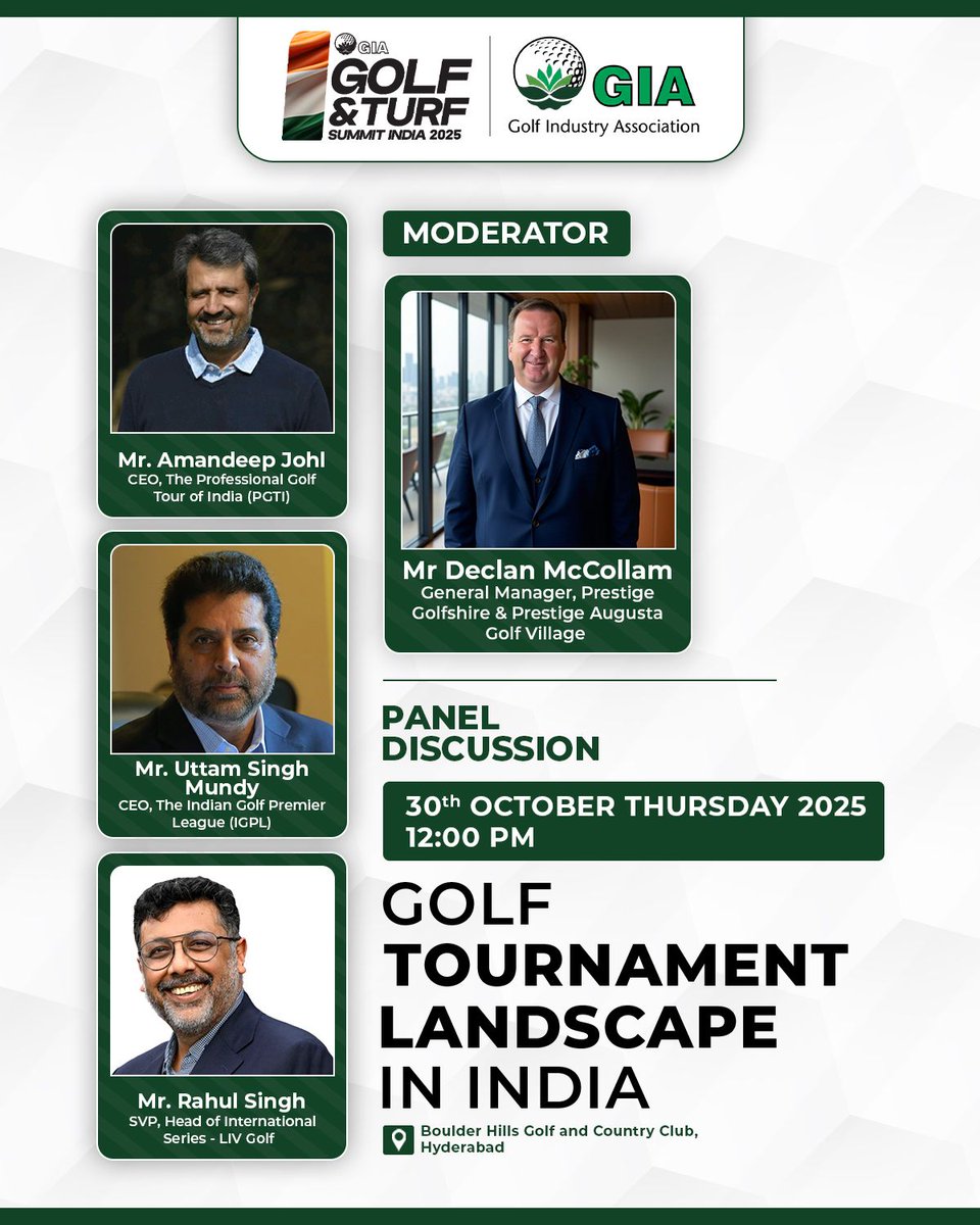 This is one you don’t wanna miss! If you love competitions and tournaments and would like to hear from the people driving them, this is where you need to be 💯
#GIASummit2025