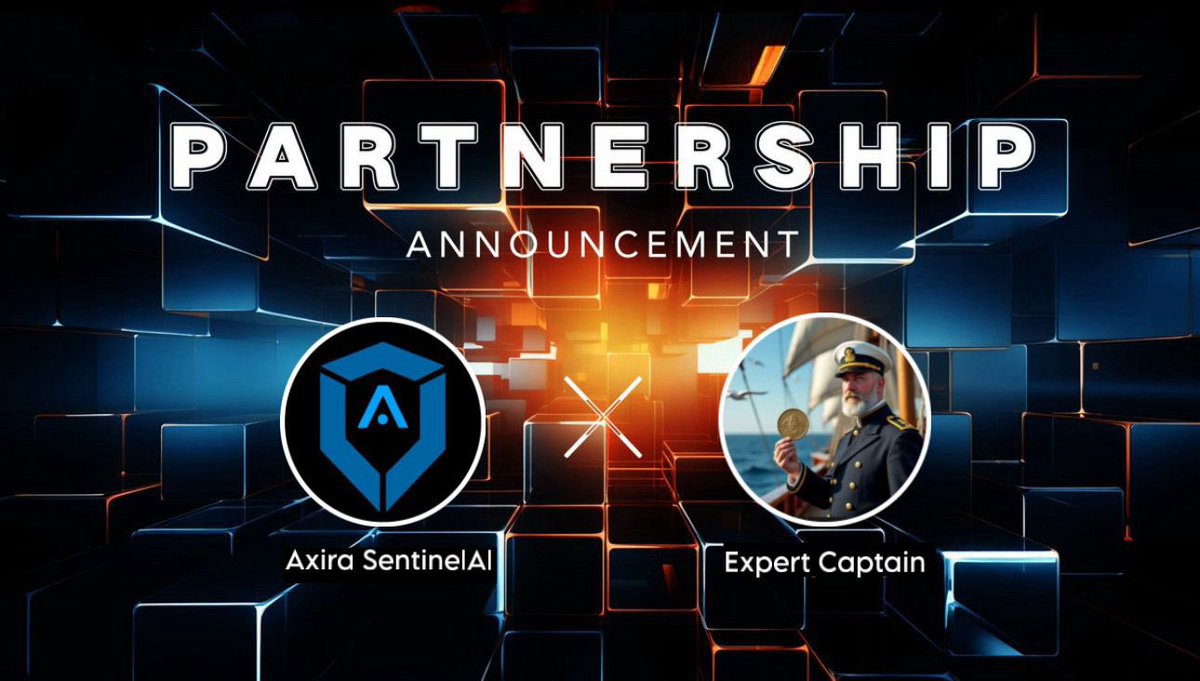 Expert_Captain4's tweet photo. Axira SentinelAI 🤝 Expert Captain

Navigate the crypto seas with precision and security🌊

AI-powered insights meet elite protection trade smarter, faster, safer.

Command. Secure. Profit.⚡

🌐 https://t.co/S7y940jShh
 X https://t.co/uBmTZAAass

#AxiraSentinelAI #CryptoCaptain https://t.co/YdiYqmtIwp