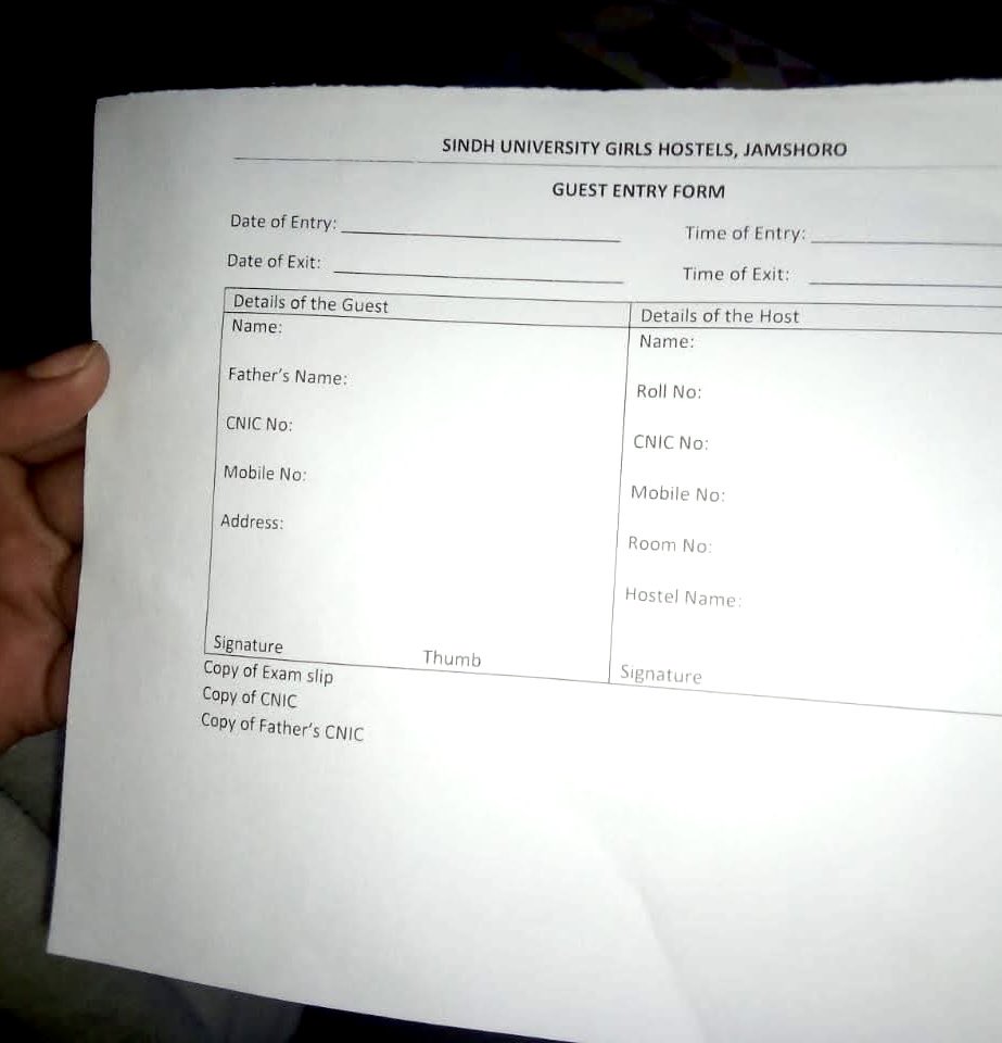 Roshnipub's tweet image. Any female student appearing for the entry test who needs accommodation at Marvi Girls Hostel is requested to contact us. Entry will remain open until 10:00 a.m.
Note: Please bring: A copy of your entry slip, Copies of your and your father’s CNIC
📞 For contact: +92 344 2417709
