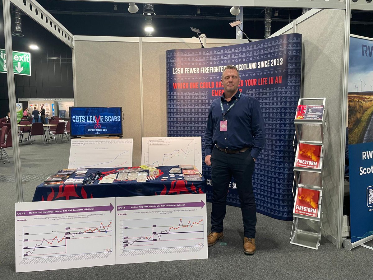 FBU_Scotland_EC's tweet image. It&apos;s just after 4pm on day 1 of SNP conference. Here I am at the FBU stall posing with all the MSP&apos;s that have stopped by to speak with us today.
The same group from our lunchtime fringe.
Anyone would think the party of government doesn&apos;t want to hear from Scotlands Firefighters.