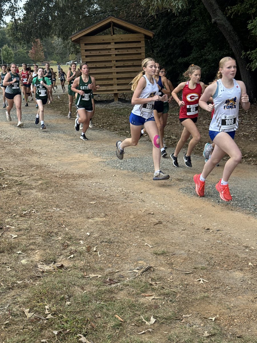 Times keep getting faster and faster!  Lots of PR’s this morning at the Run 804 Cross Country Challenge at Pocahontas State Park!  Teams are looking strong as we head into our competitive phase of the season.  Next up is Districts!