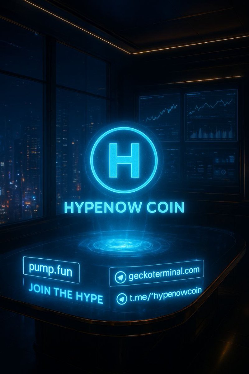 dwhypes's tweet photo. @joeynfa ⚡ $HYPENOW — new Solana gem live now! 🚀 Hyper Coin — the people’s coin for the next Web3 wave! 🌍🔥 Join the #HyperRevolution 💎 #HyperCoin #Crypto
Buy early, join the hype 👇
🪙 https://t.co/adih0PRwk4
📊 https://t.co/H9Hb9GmuEO
💬 https://t.co/nnJXhcMAFO https://t.co/YFkZ16UcQ0