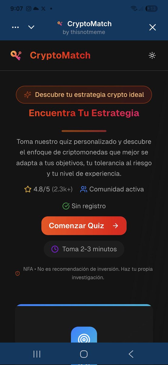 carlosjmelgar's tweet image. Dominican dev shipped a miniapp that helps you identify which trading styles fit your interests, goals, risk tolerance, cadence, experience and more.

Stoked to have this young, talented, and hungry builder on the @baselatam ambassador squad. You&apos;re crushing it @thisnotmeeme