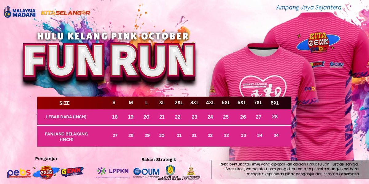 hadiefhasief_'s tweet image. 🎉 Menariknya! Akan ada CABUTAN BERTUAH dengan pelbagai hadiah istimewa menanti anda! 🎁✨

💗 Sertai kami, berlari sambil beramal, dan tunjukkan sokongan anda dalam perjuangan melawan kanser payudara!

#HuluKelangRun #BreastCancerAwareness #RunForHope #PinkOctober2025