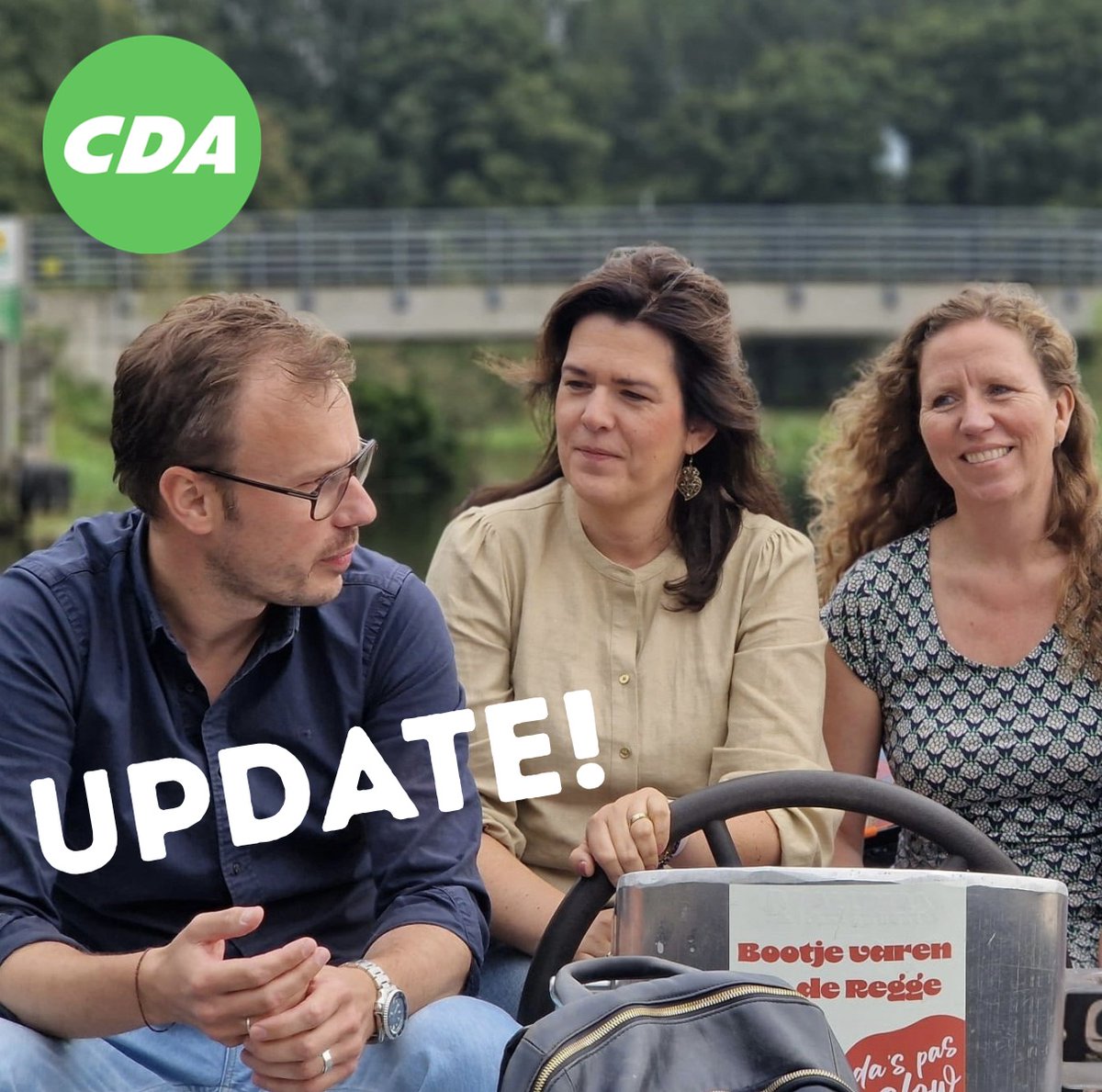 Voor wie ’m nog niet gezien heeft, er is een update van de campagne nieuwsbrief van CDA Overijssel! Met een bijgewerkte agenda, onder meer een bijeenkomst in Dalfsen met Jan Arie Korevaar #15. Maar eerst morgenochtend onze <a href="/HannekeSteen/">Hanneke Steen</a> in debat met de nummers #2 van andere