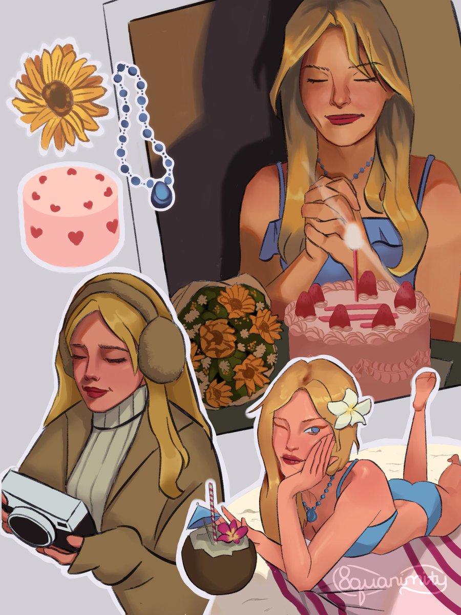 8quanimity4's tweet photo. little miss Haley from #StardewValley ❣️ https://t.co/u9AwWFFHiX