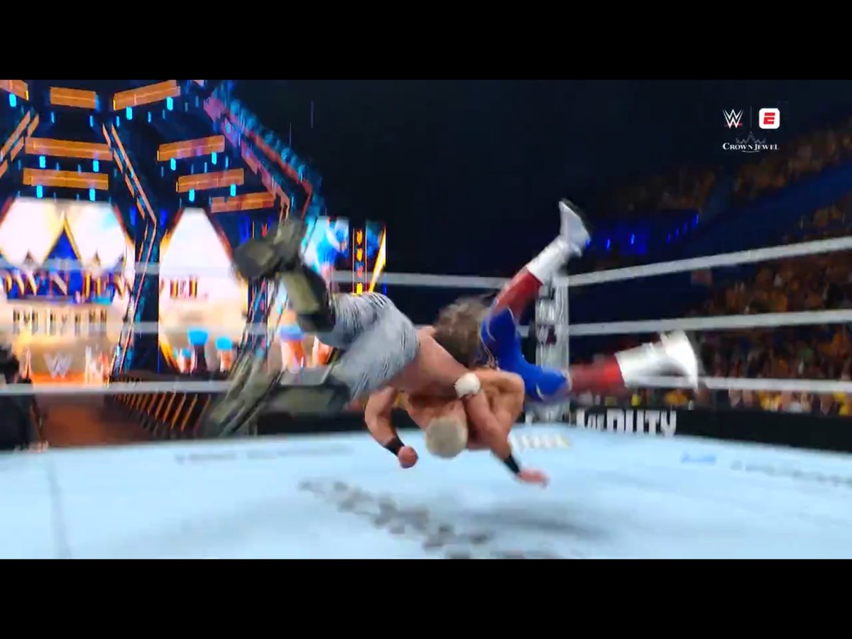 WWENasim's tweet image. CODY CUTTER &amp;amp; A CROSS RHODES BUT SETH ROLLINS KICKS OUT AT 2.999
#CROWNJEWEL