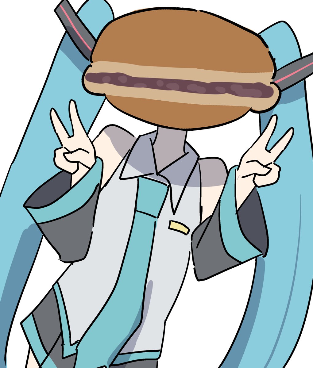 あんまり教えたくないけど夜中だからこっそり自分流デフォルメミクの描き方のせときます