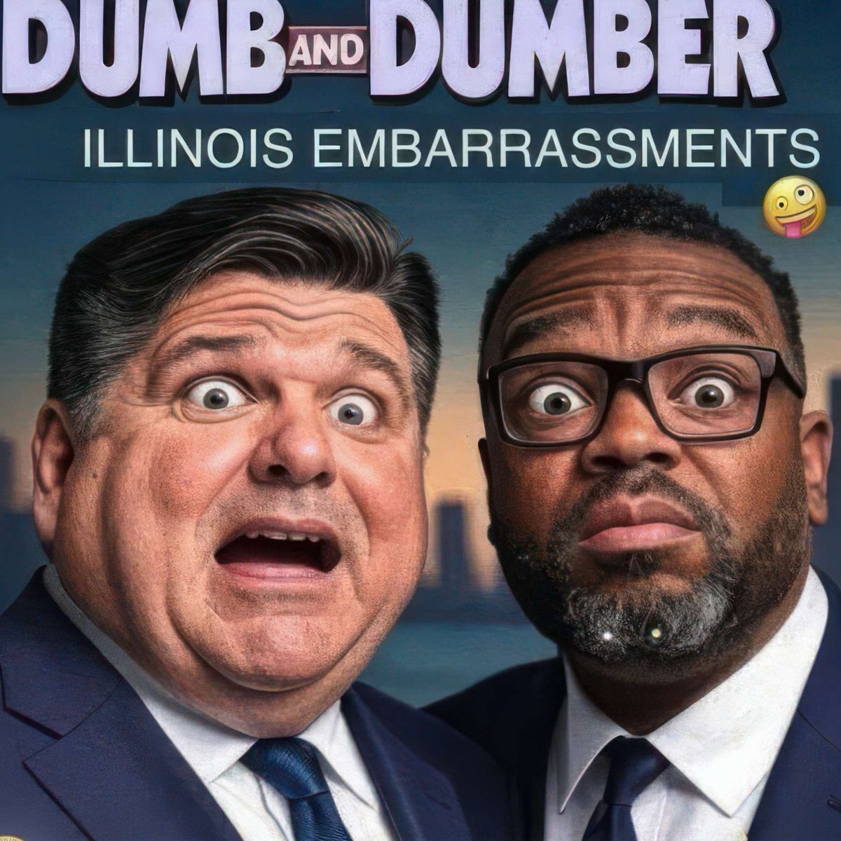 Marmi4U's tweet image. What a embarrassment 🤪.
Governor Pritzker and Mayor of Chicago Johnson: Dumb and dumber 🙄.