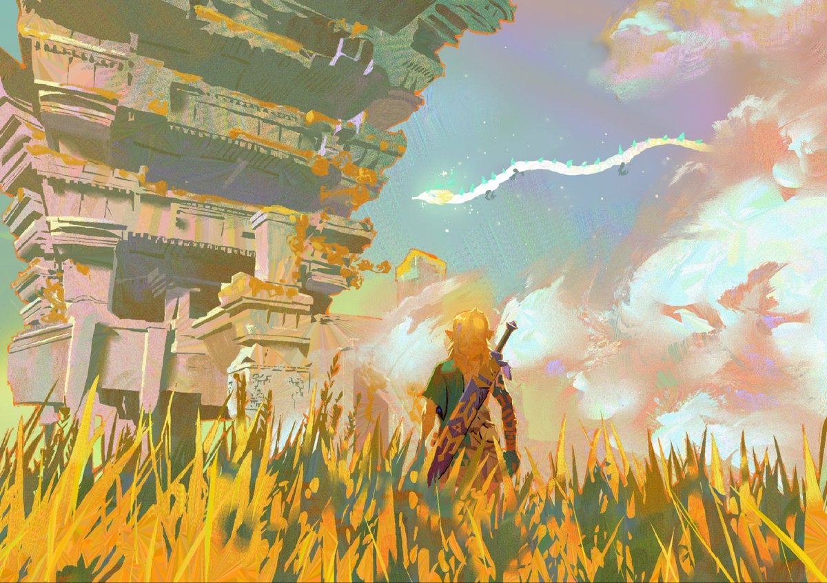 Frozensoba00's tweet image. light dragon // shooting star