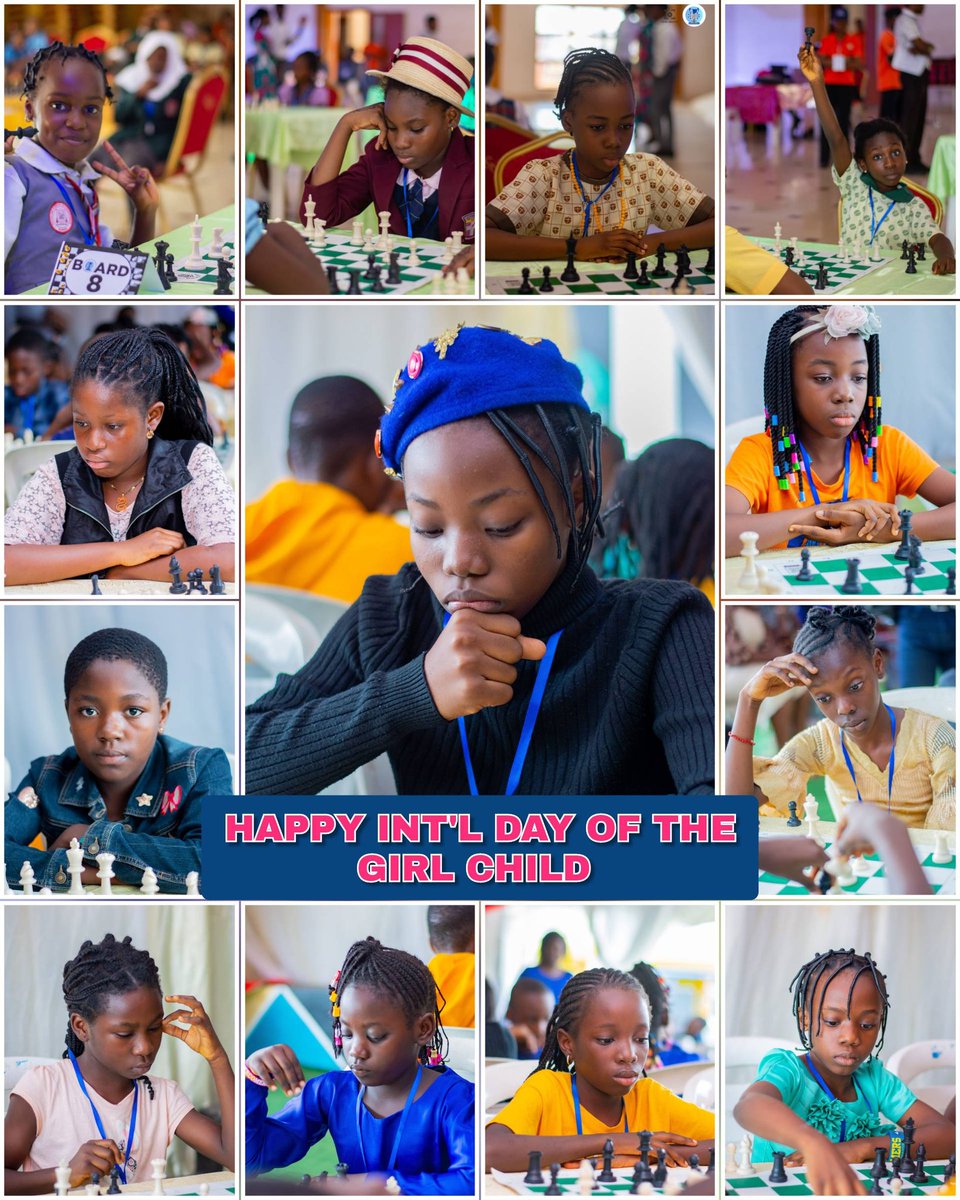 Chessforchamps's tweet image. 👸🏻♟️ We celebrate the incredible strength, vision, and capacity for leadership of girls everywhere.
Happy International Day of the Girl Child!