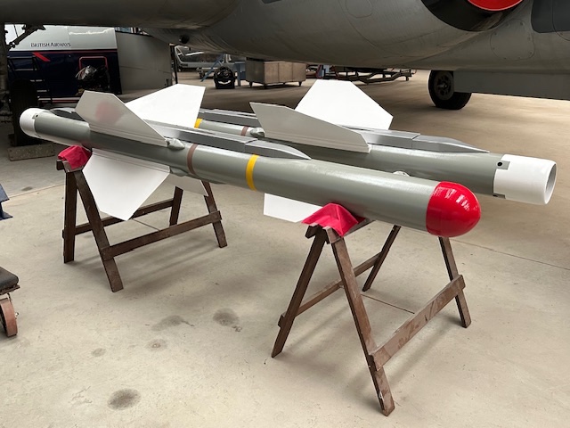 NewarkAirMus's tweet image. Toying with some tartan markings on #XS417 - trial patch to follow c/w a missile update!
#NAMdeveloping 😇