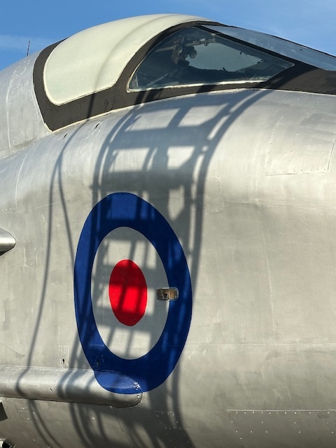NewarkAirMus's tweet image. Toying with some tartan markings on #XS417 - trial patch to follow c/w a missile update!
#NAMdeveloping 😇