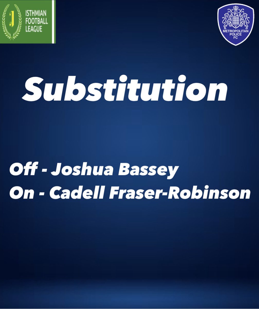 Our first change of the afternoon. 

🔵 0-3 🔴