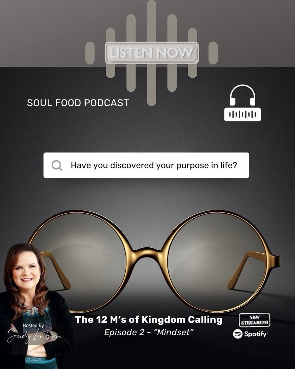🧠 Mindset is the first gate of your calling.

You can be gifted and still stuck—if your thoughts don’t agree with Heaven.

🎙️ New episode: “Mindset – The First Gate of Your Calling”
📥 tr.ee/THEFREEDOMCOLL…
📺 YouTube: @judyklamborn
🎧 Spotify: Soul Food Podcast

#FaithAndWork