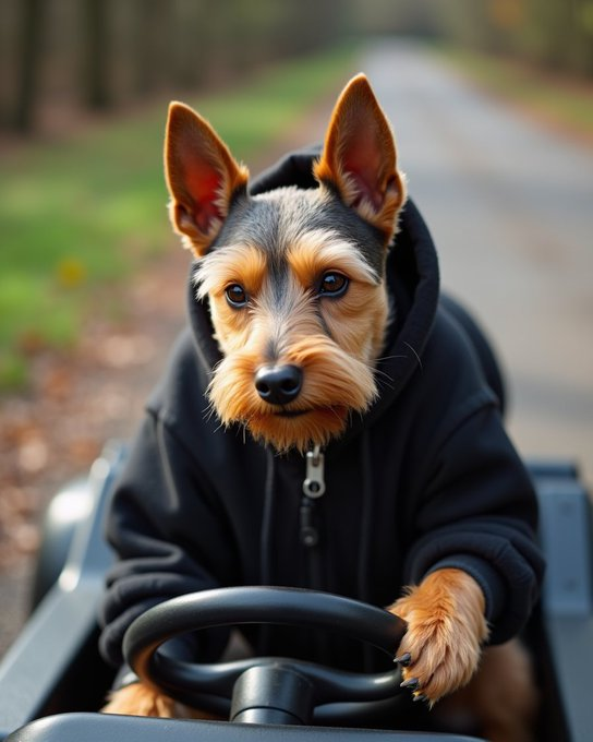 bigsoup6_7's tweet image. Good Morning Happy Tuesday Scrappy ready to roll. 🚗
Taking my go kart for a spin around the block.
Nothing beats feeling like a kid again before heading to the office to run the show as the boss.
#GoKartLife #BossMode
