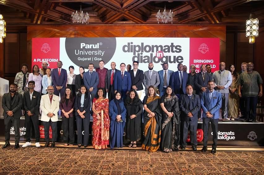 AtiklitAtnafu's tweet photo. It is a pleasure to engage with the academic and diplomatic community, which brings together diverse cultures, ideas, and diplomatic efforts. Organized by @ParulUniversity, this event showcases the power of education to unite nations. https://t.co/7onOgxzlKr