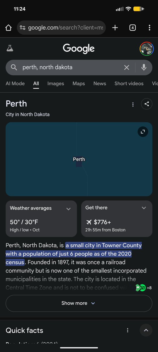 Perth, North Dakota isn't that far <a href="/RonKillings/">Ron Killings</a> you can still make it!