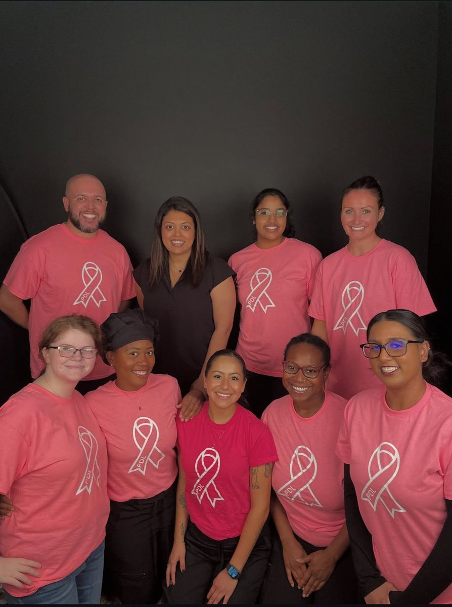 prestdentalloft's tweet photo. Team pink for a cause! 🎀💖 Supporting Breast Cancer Awareness Month with love and unity. #PinkPower #PrestonDentalLoft https://t.co/c2RtIBowXH