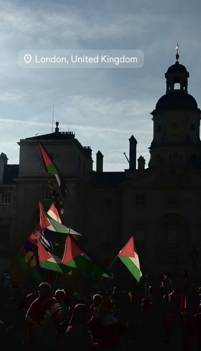 Caroline Polachek attends a pro Palestine rally in London. 🇵🇸