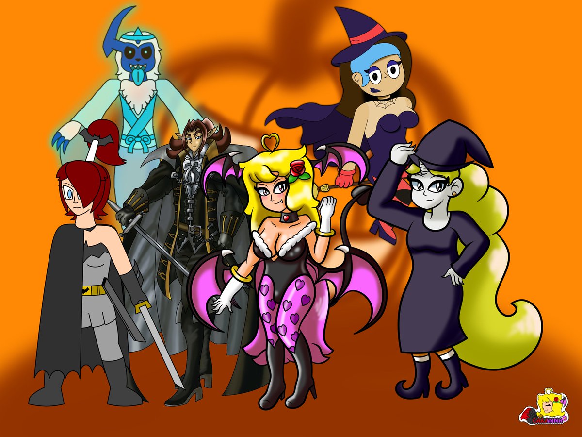 Petite aperçu de la frise de la collab spécial Halloween avec les premiers participants.