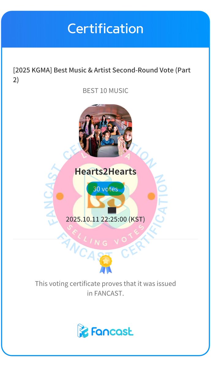 CONGRATULATIONS #Hearts2Hearts for winning 30 Votes for KGMA 🎉

#SLumoraPROOF